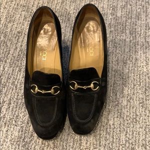 Gucci loafer heels